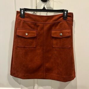 Like new Loft suede skirt size 2